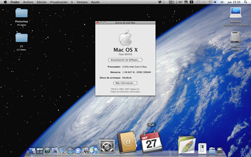 Mac OS X 10.5 Leopard 5A559: Primeras impresiones
