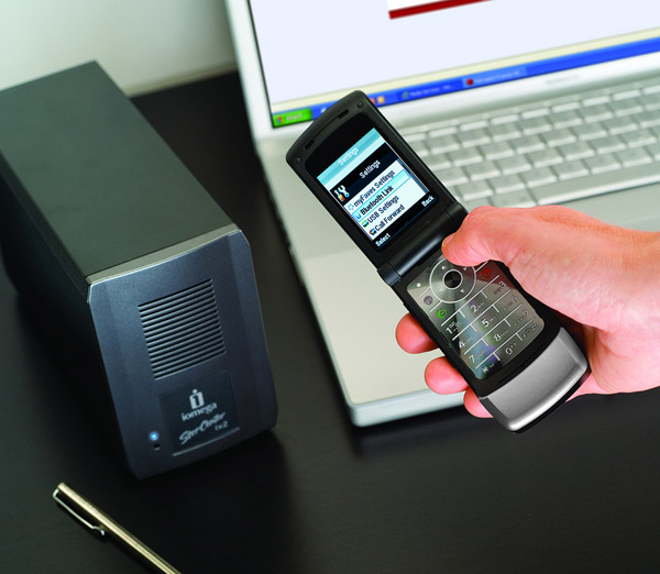 Iomega StorCenter ix2, servidor NAS con Bluetooth