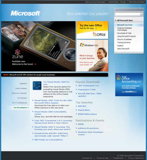Microsoft.com se renueva