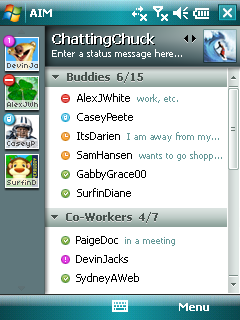 AOL lanza AIM para Windows Mobile
