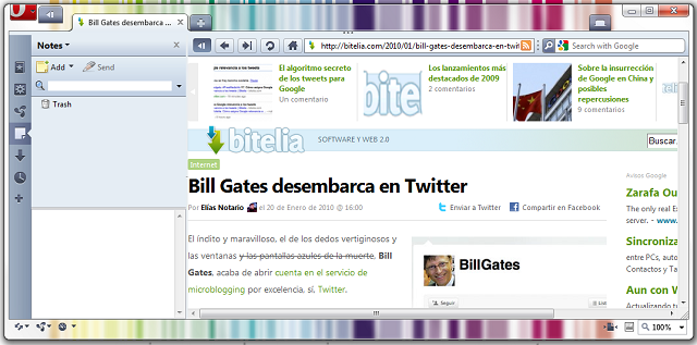Opera 10.5 pre-alpha: navegación privada e integración con Windows 7